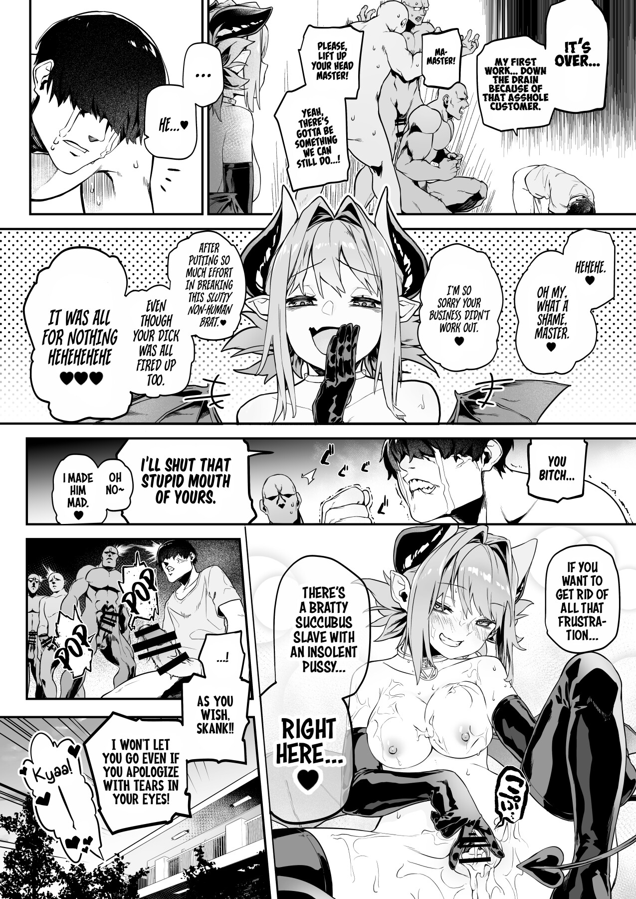 Hentai Manga Comic-Charming plan! - the succubus brat won't lose to a dick!(?)--Read-25